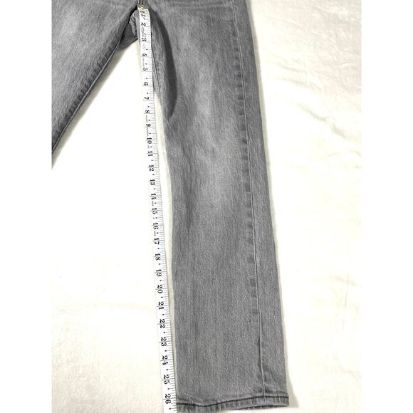 Levi’s Wedgie Straight Jeans Gray Denim W25 L28 Waterless - Picture 5 of 8